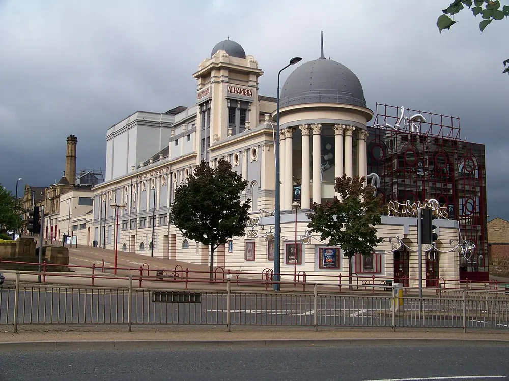 Alhambra Theatre, Bradford, the local landmark of BD7
