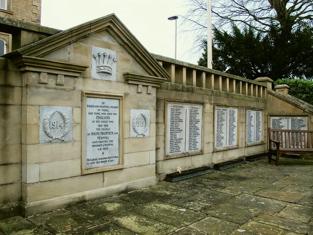 Holme Valley War Memorial, the local landmark of HD9