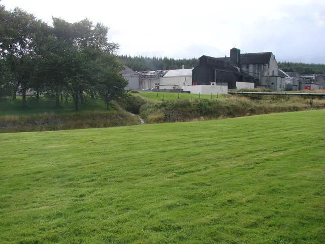 Tomatin distillery, the local landmark of IV13