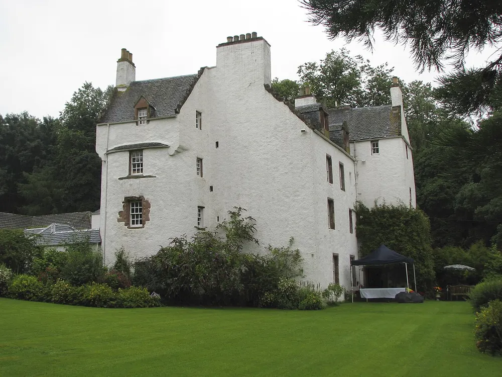 Newton Castle, the local landmark of PH10