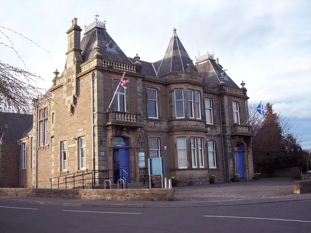 Coupar Angus Town Hall, the local landmark of PH13