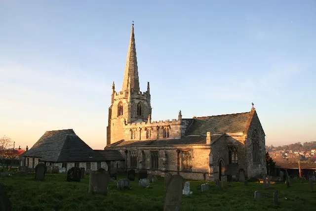 St James Church, Anston, the local landmark of S25