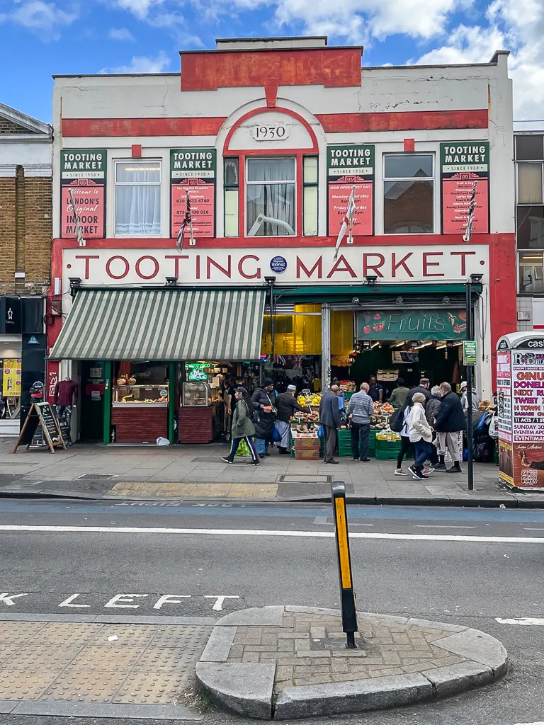 Tooting Market, the local landmark of SW17