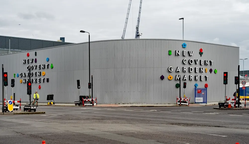 New Covent Garden Market, the local landmark of SW8