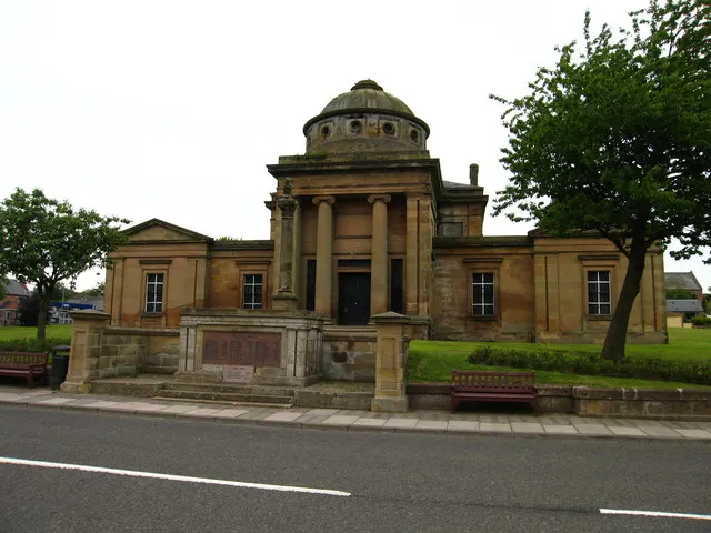 Greenlaw Town Hall, the local landmark of TD10